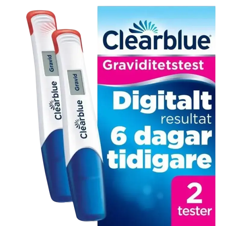 Clearblue Digitalt Ultratidigt Graviditetstest 2-pack