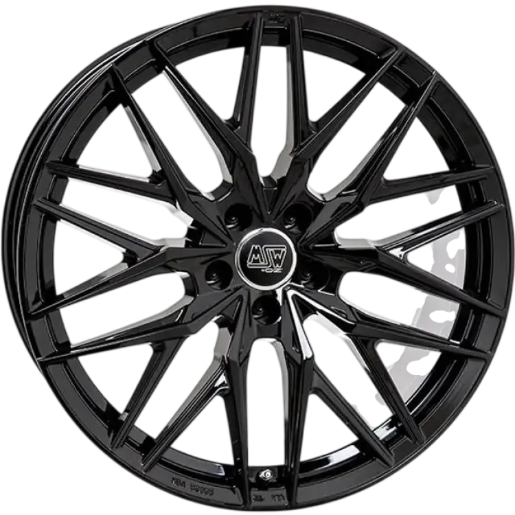 MSW 50 Gloss Black 8.5x19 5/108 ET45 B73.1