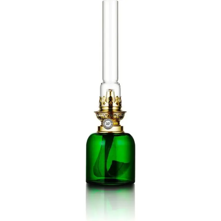 Karlskrona Lampfabrik Skeppsholmen Green Oljelampa 35cm