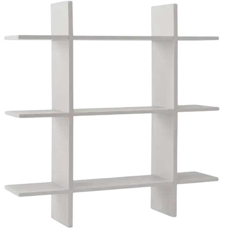 Kids Concept Wall Shelf 3 Level Grey