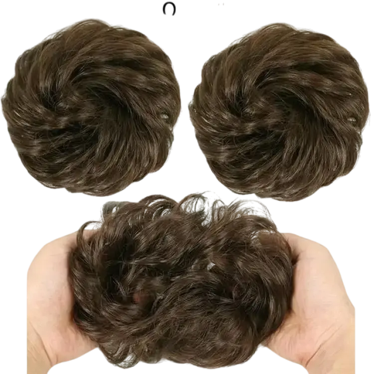 Faca Syntetisk Bulle Scrunchies Q5-4