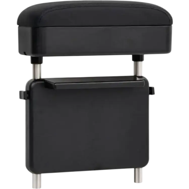 vidaXL Armstöd Till Bil Svart Universal 23 x 8 x 30-38 cm