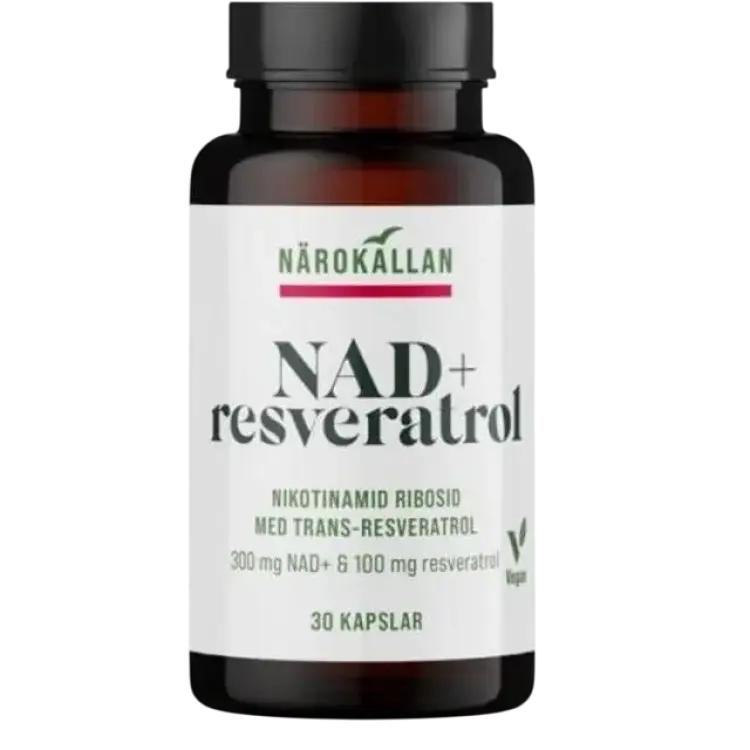 Närokällan NAD+ Resveratrol 30 st
