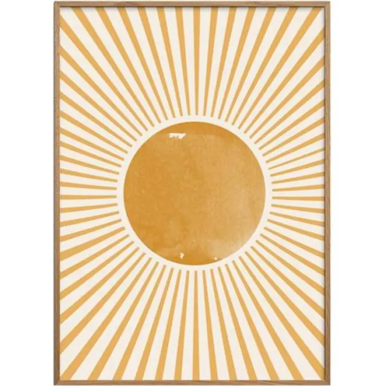 Poster & Frame Boho Sun Tavla
