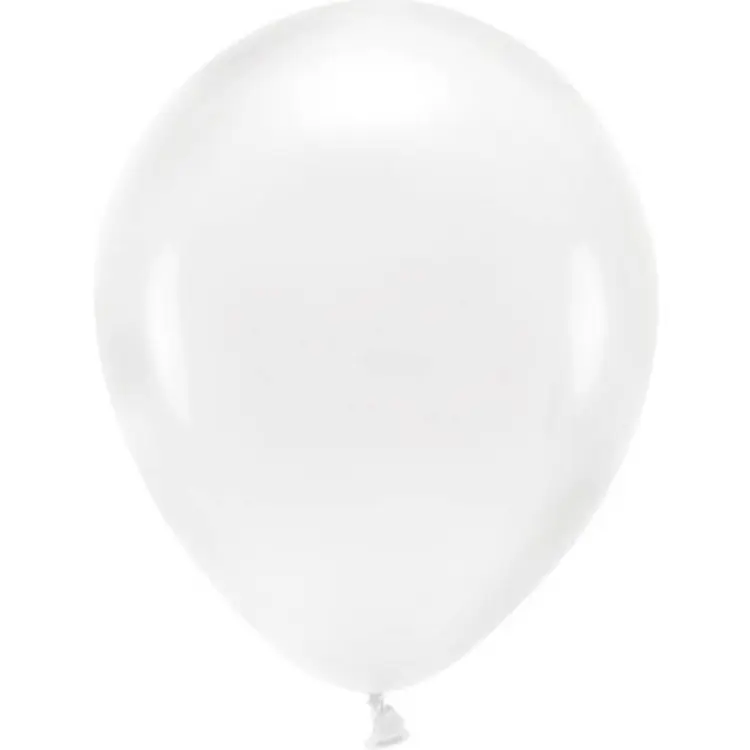 PartyDeco Eco Ballonger 26cm Crystal Clear 10-Pack