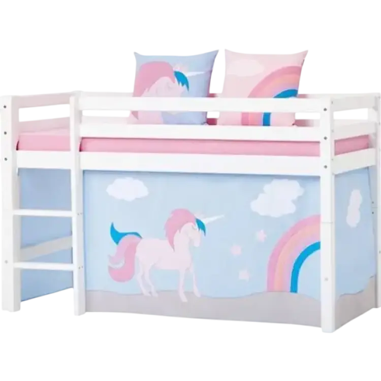 HoppeKids Unicorn Curtain for Halfhigh Bed 70x160cm