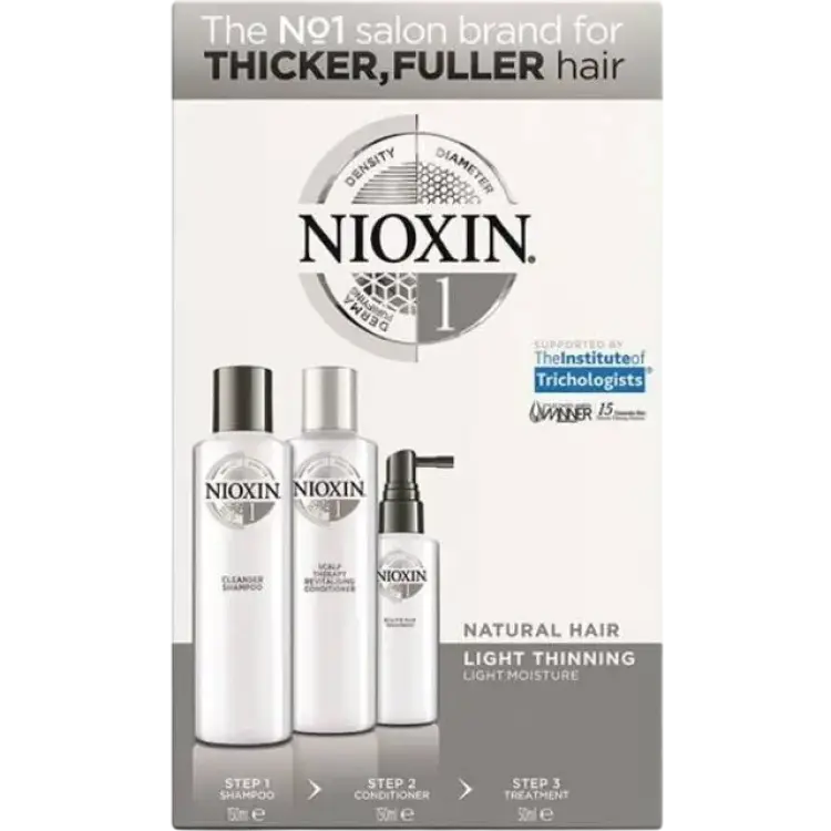 Nioxin System 1 Trial Kit for Thinning Hair