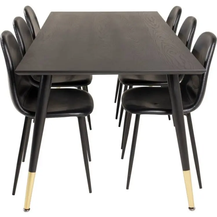 Venture Home Dipp Matgrupp 180 cm Rektangulär Med 6 Polar Stolar Bordsgrupp
