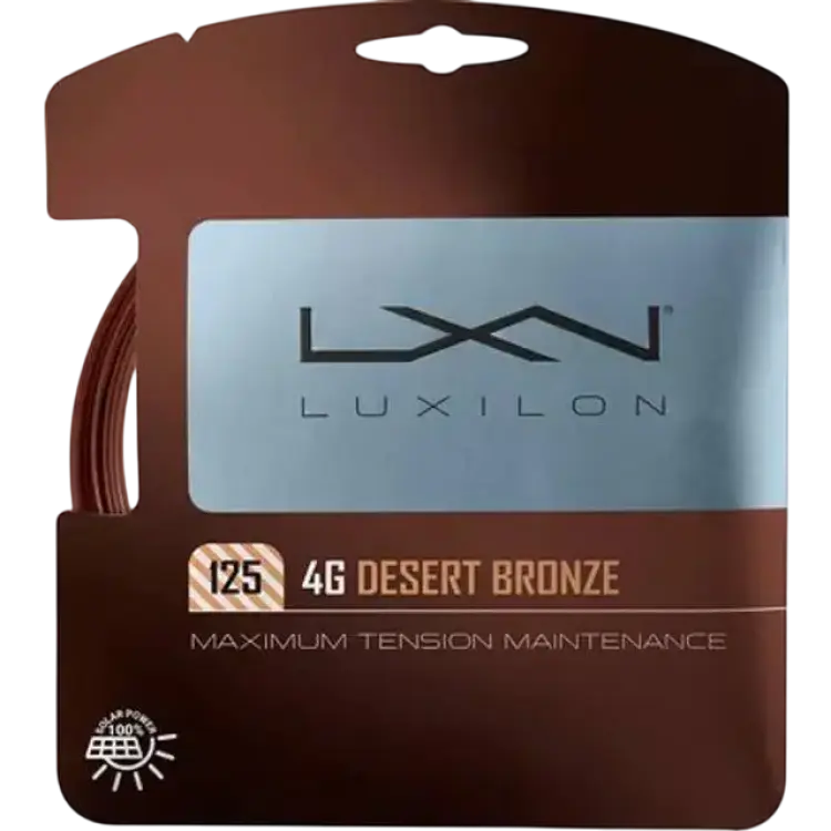 Luxilon 125 4G Desert Brown string Set