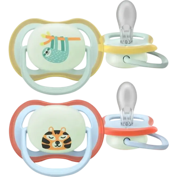 Philips Avent Ultra Air Napp 0-6m Ljusblå Ljusgrön 2-Pack