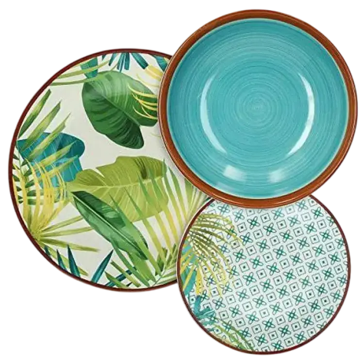 Tognana Linea Metropolis Jungle Tallriksset 18st