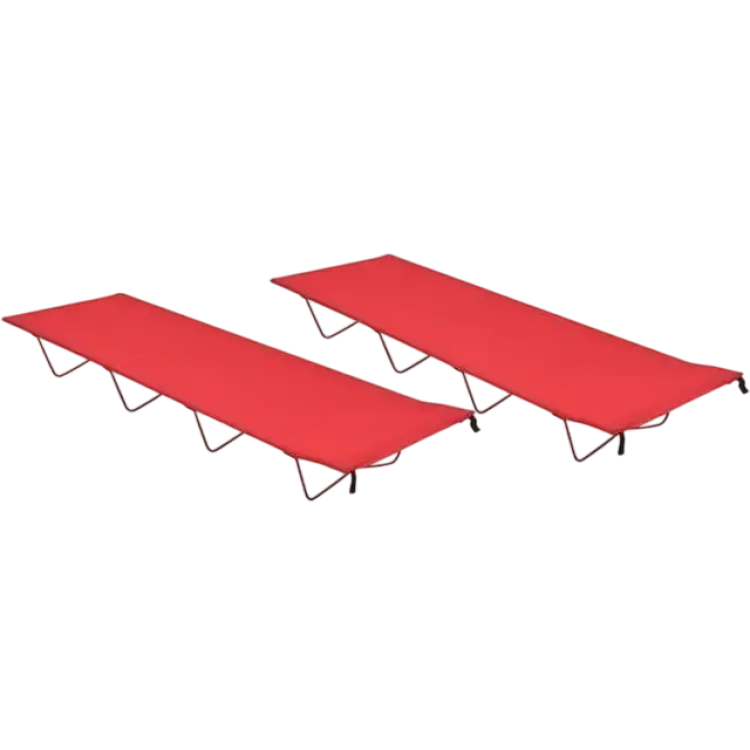 vidaXL Camping Bed 180x60x19cm 2-pack