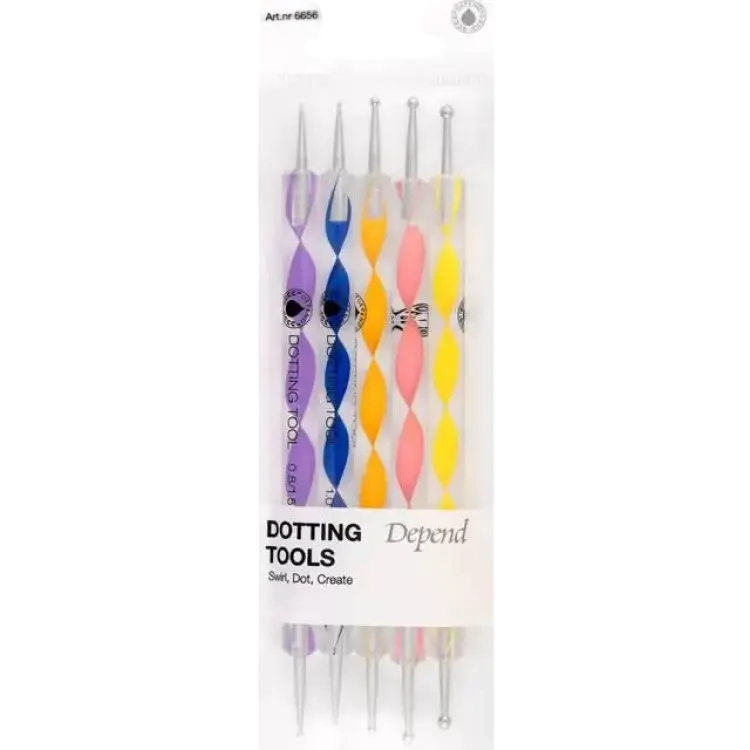 Depend GeliQ Effects Dotting Tools 5 Pack - Multi