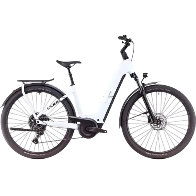 Cube Kathmandu Hybrid One 800 2025 62cm - Polarwhite´n´Black Unisex