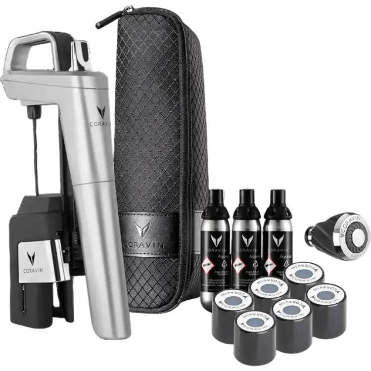 Coravin Timeless Six Plus Vinsystem Silver Vinpump