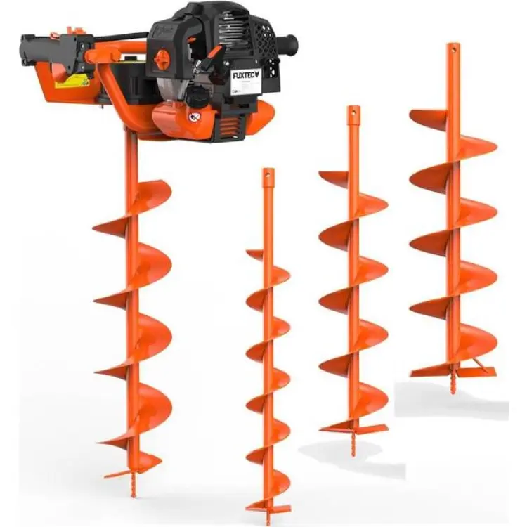 Fuxtec FX-EB152 Bensindriven Jordborr Med 3 Borrtillsatser