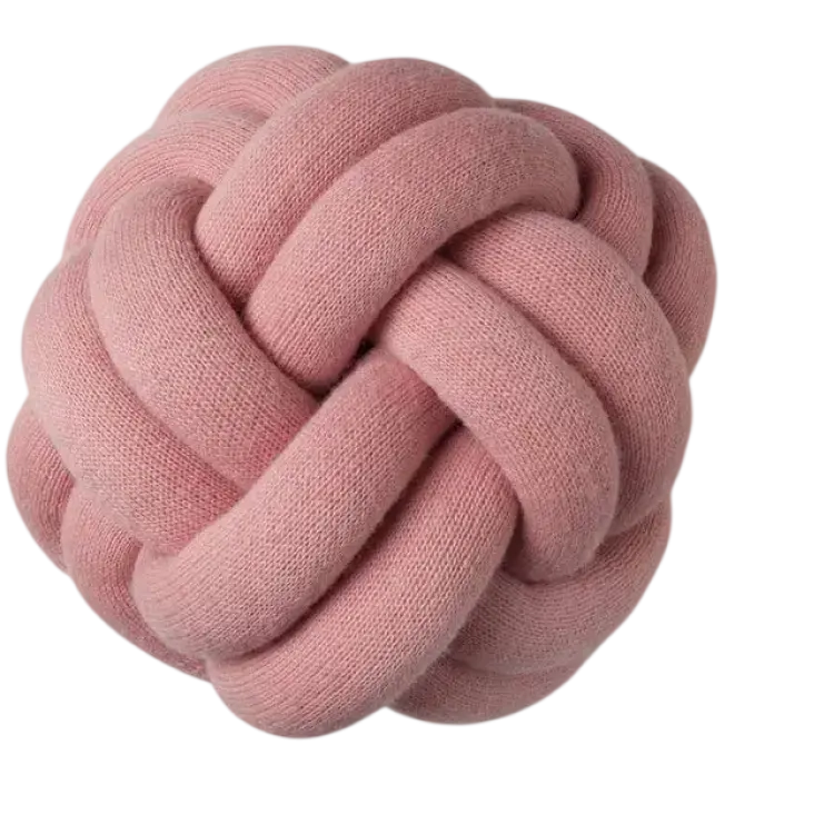 Design House Stockholm Knot Komplett dekorationskudde Rosa (15x30cm)