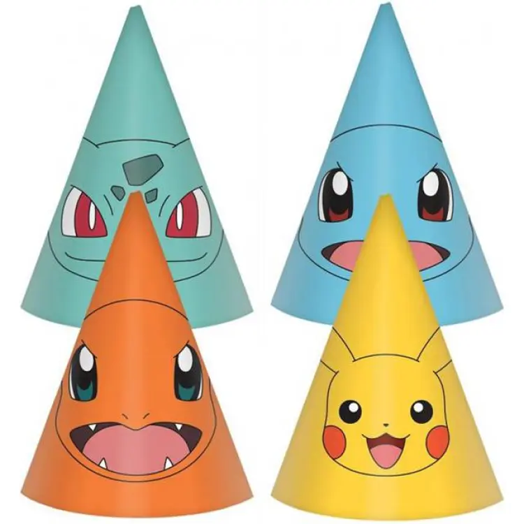 Pokémon Pokemon Partyhattar 8-pack