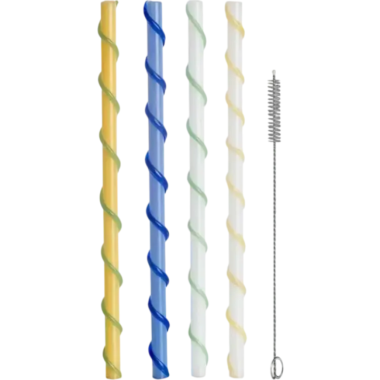 Byon Celebrate Långa 20 cm 4 Delar Blå-Vit-Gul
