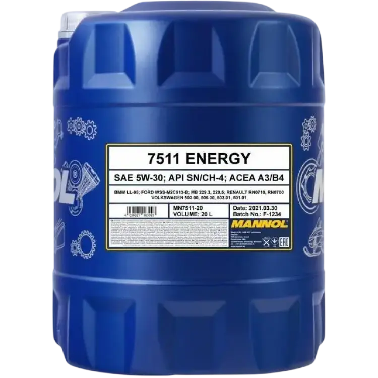 Mannol Energy 5W-30 Motorolja 20L