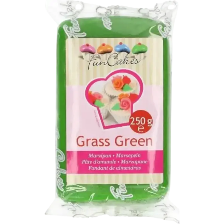 Funcakes Grass Green Dekorationsmarsipan