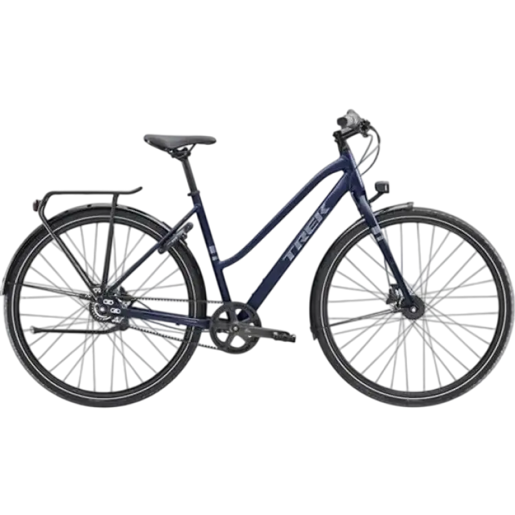 Trek Cityhybrid District 3 Midstep 2025 L - Deep Dark Blue Matte Unisex