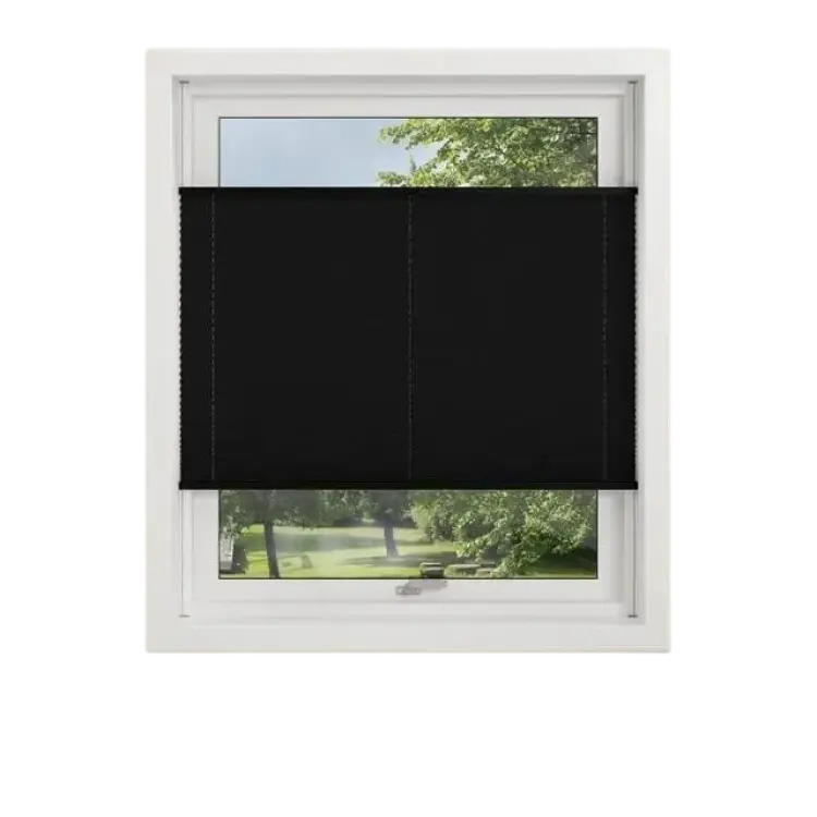 Debel Plisségardin Flex 90x210 Cm Svart 90x210cm