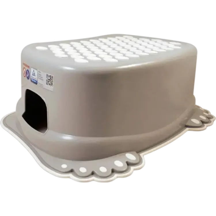 Kaxholmens Sängfabrik Anti-Slip Badrumspall Grå