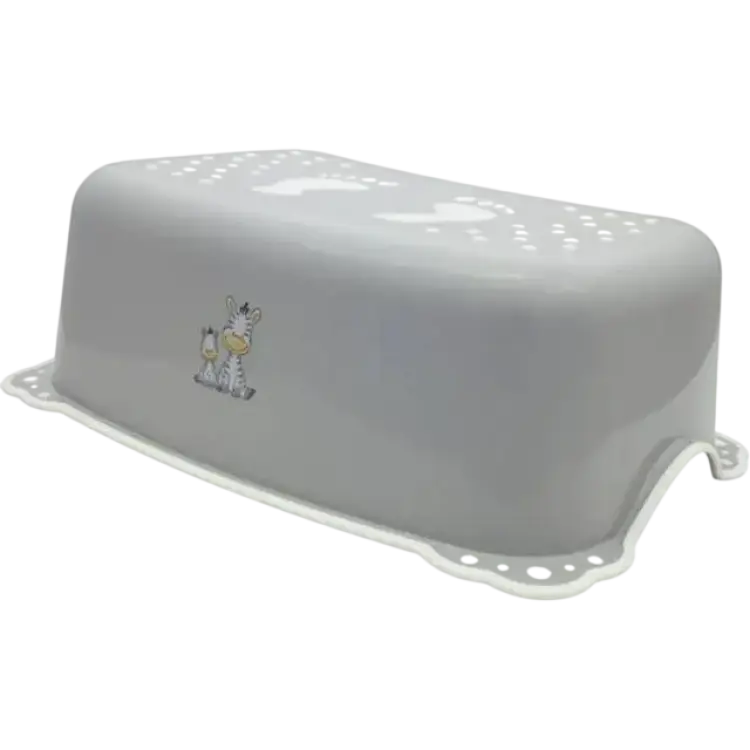 Maltex badrumspall antislip, zebra grå