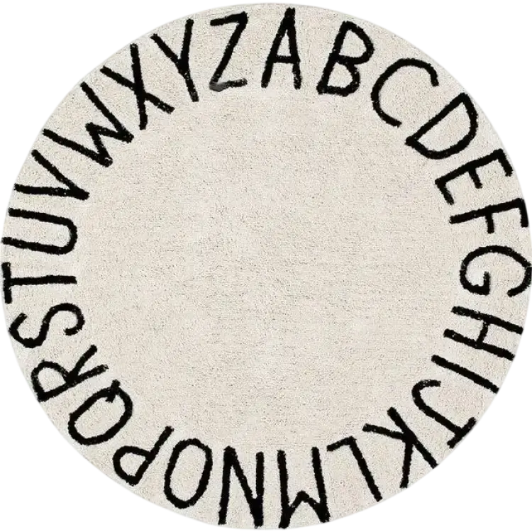 Lorena Canals Round ABC Rug Ø150