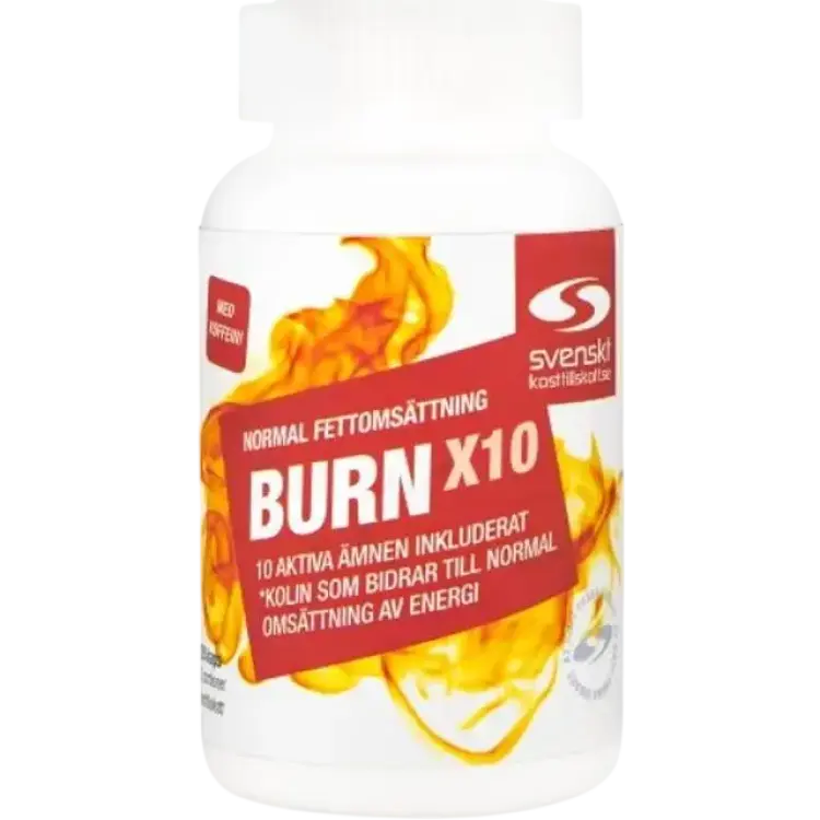 Svenskt Kosttillskott Burn X10 120 st