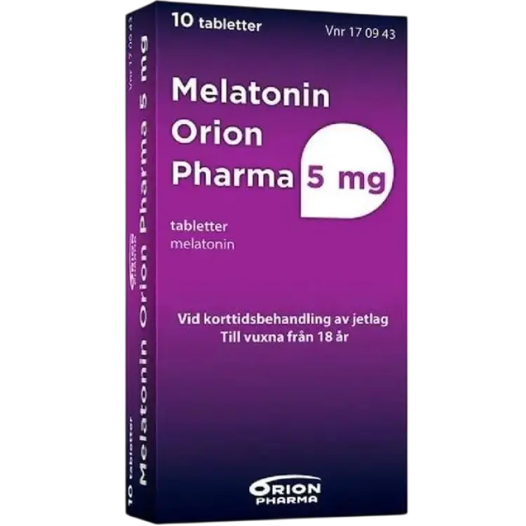 Orion Pharma Melatonin 5mg 10 st
