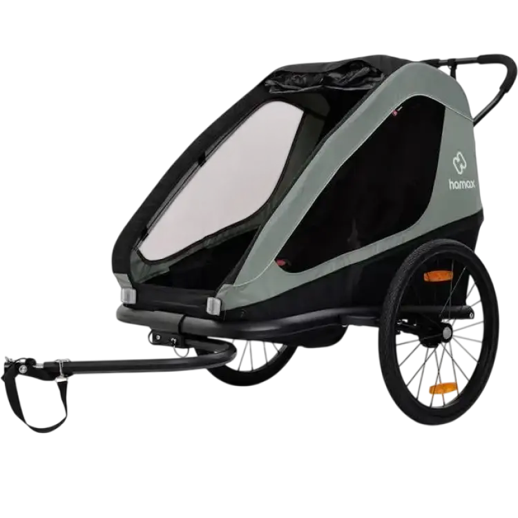 Hamax Traveller Cykelvagn Khaki Green Black