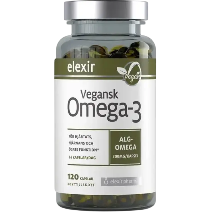 Elexir Pharma Vegan Omega-3 120 st