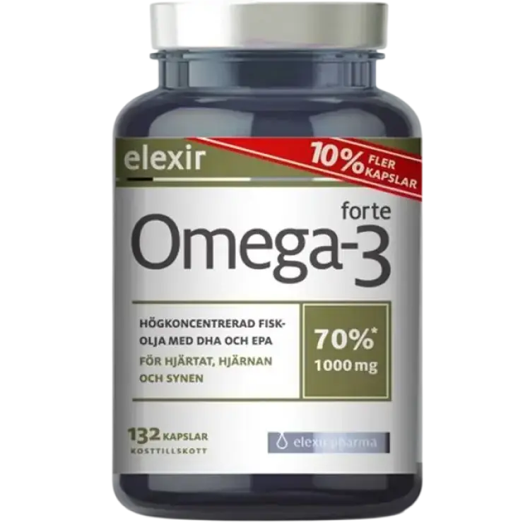 Elexir Pharma Omega-3 Forte 1000mg 132 st