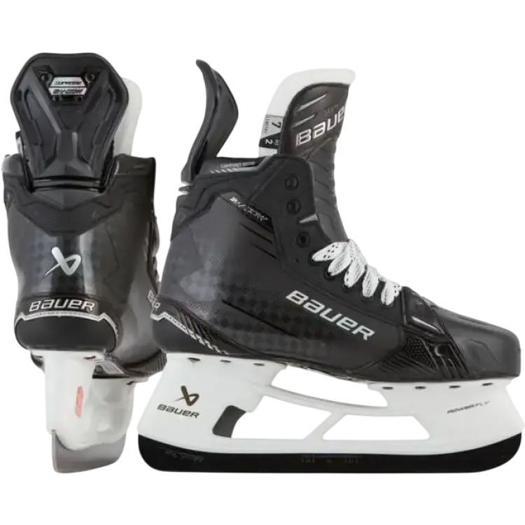 Bauer S24 Ti Supreme Shadow SR hockeyskridskor Svart Herr