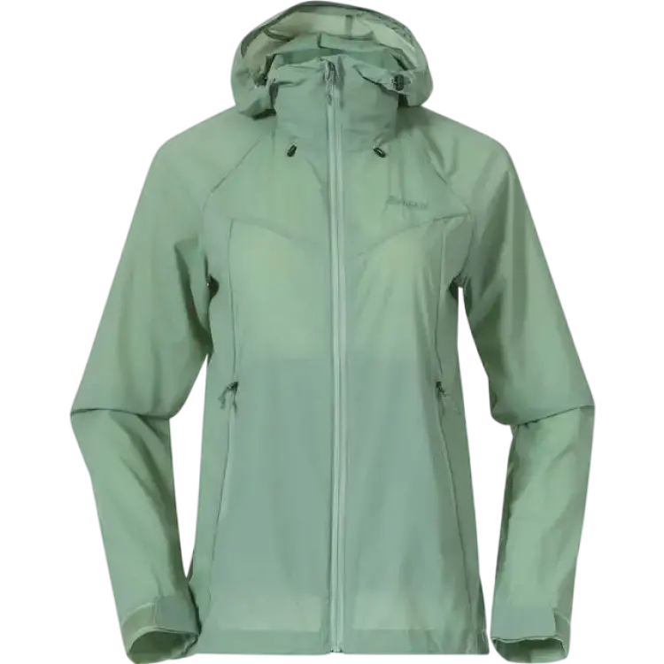 Bergans Skar Light Windbreaker Jacket W Jade Green Storlek XS