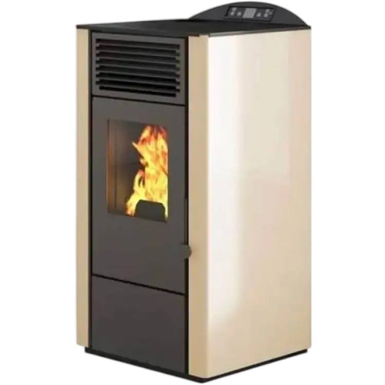 Punto Fire Pelletskamin Lory 9.5 kW Vit