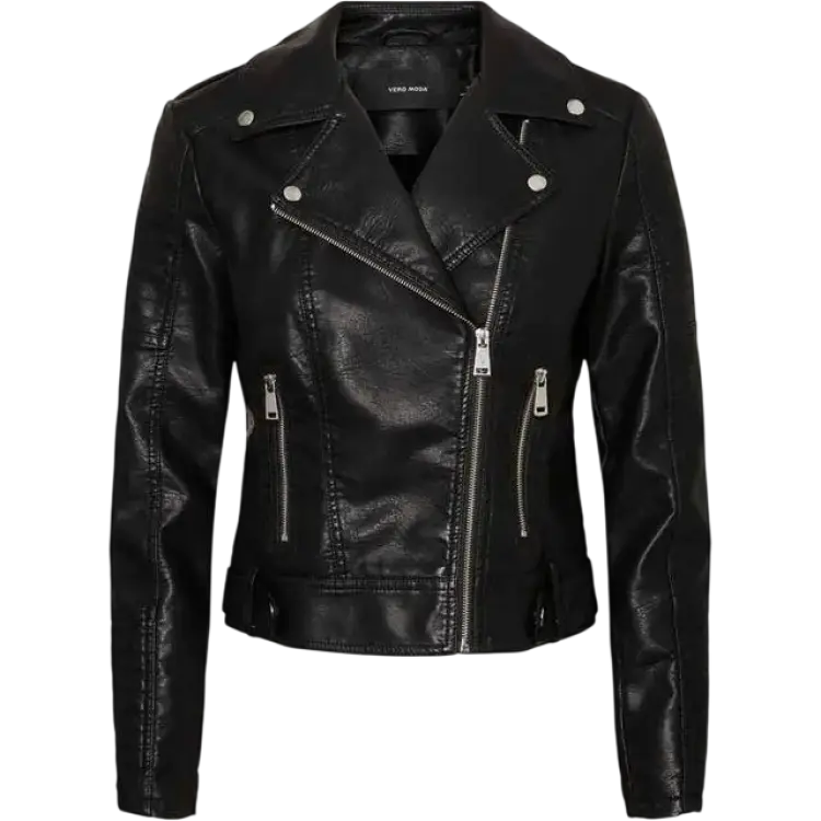Vero Moda Coated Jacket - Black