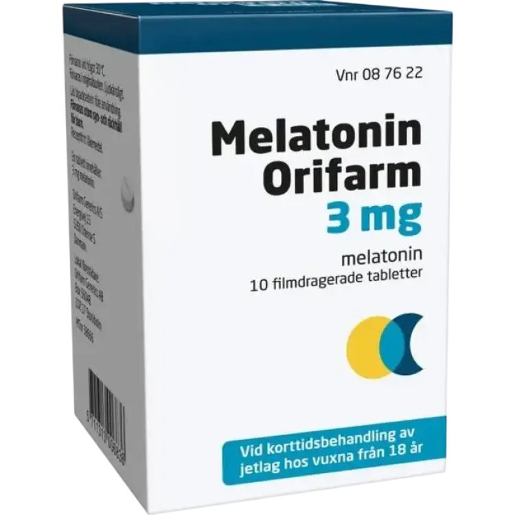Orifarm Melatonin Film-Coated Tablet 3mg 10 st
