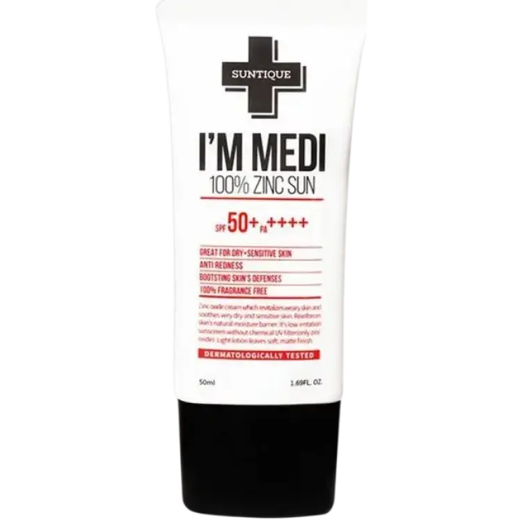Suntique I'm Medi 100% Zinc Sun SPF50+ PA++++ 50ml