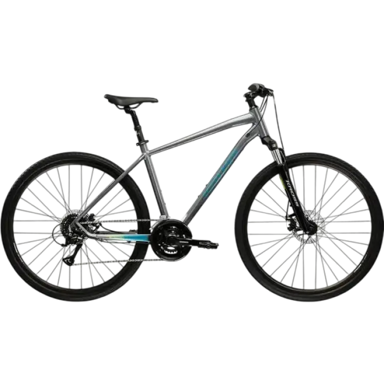 Kross Cityhybrid Evado 3.0 Herr Grey Marine Herrcykel