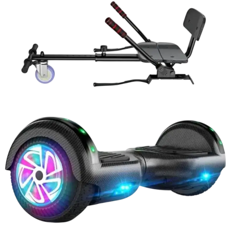 Sisigad 6.5 Tums Tvåhjulig Hoverboard Med Säte