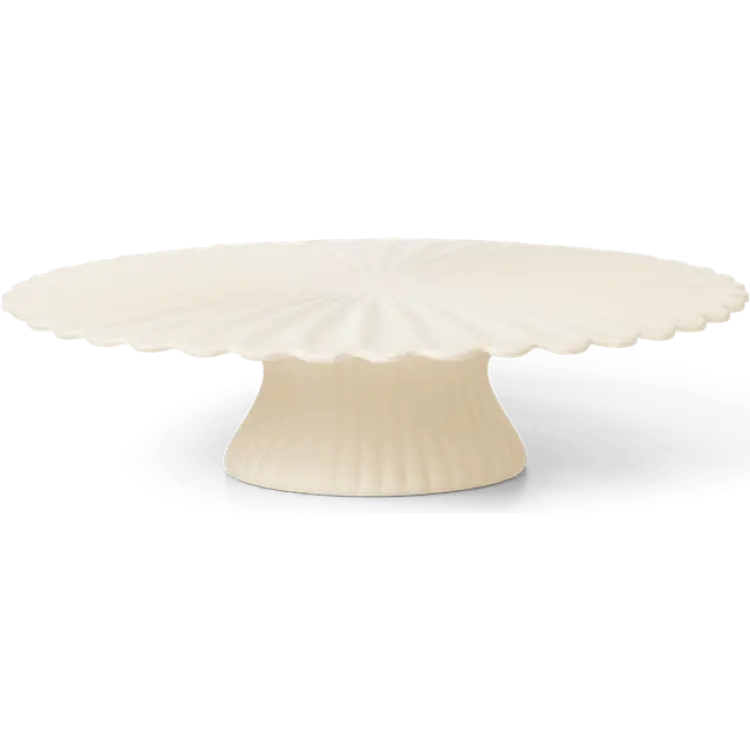 ferm LIVING Fountain Tårtfat Ø31 cm Off White Tårtfat 31cm