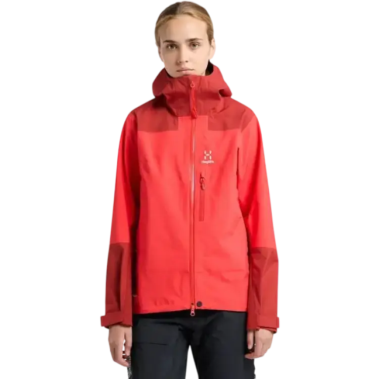 Haglöfs ROC Sloper Proof Jacket Women Poppy Red/Corrosion