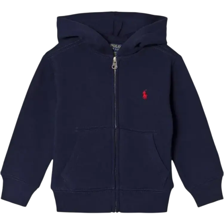 Polo Ralph Lauren Big Kid's Cotton Blend Fleece Hoodie - Navy (323547626001)