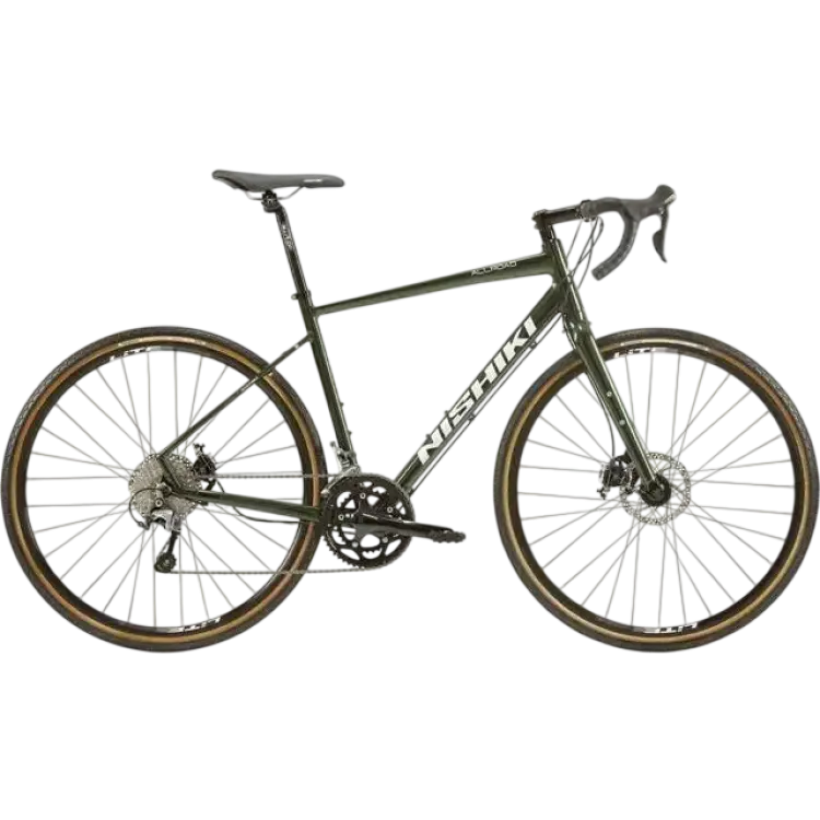 Nishiki Allroad 24in, Mossgrön, 20 Herrcykel