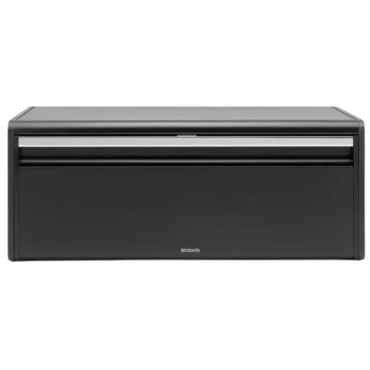 Brabantia Fall Front Brödskrin Matt Black Brödlåda