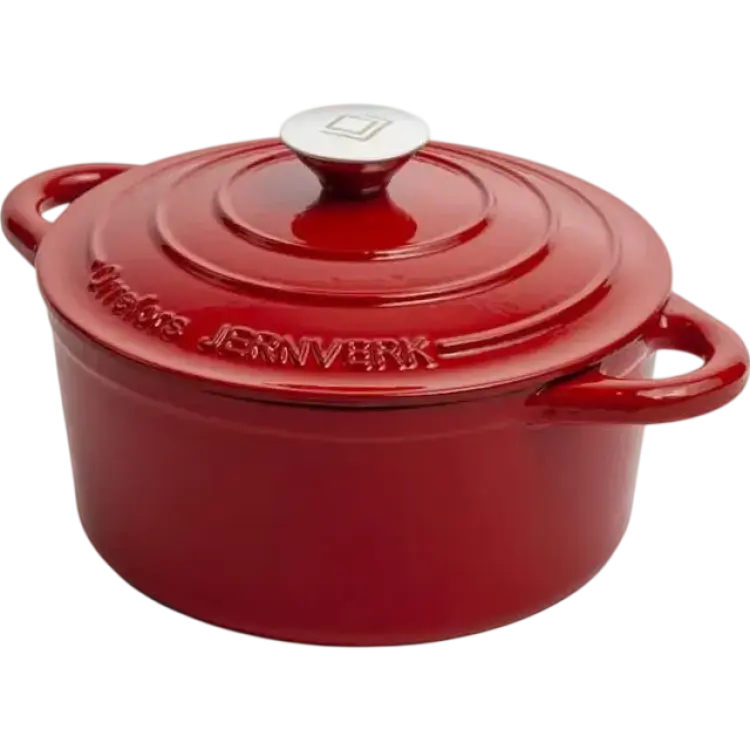 Orrefors Jernverk Red med lock 2.8 L 22 cm