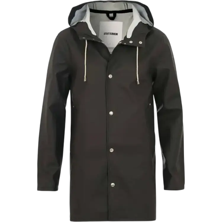 Stutterheim Stockholm Raincoat Unisex - Black